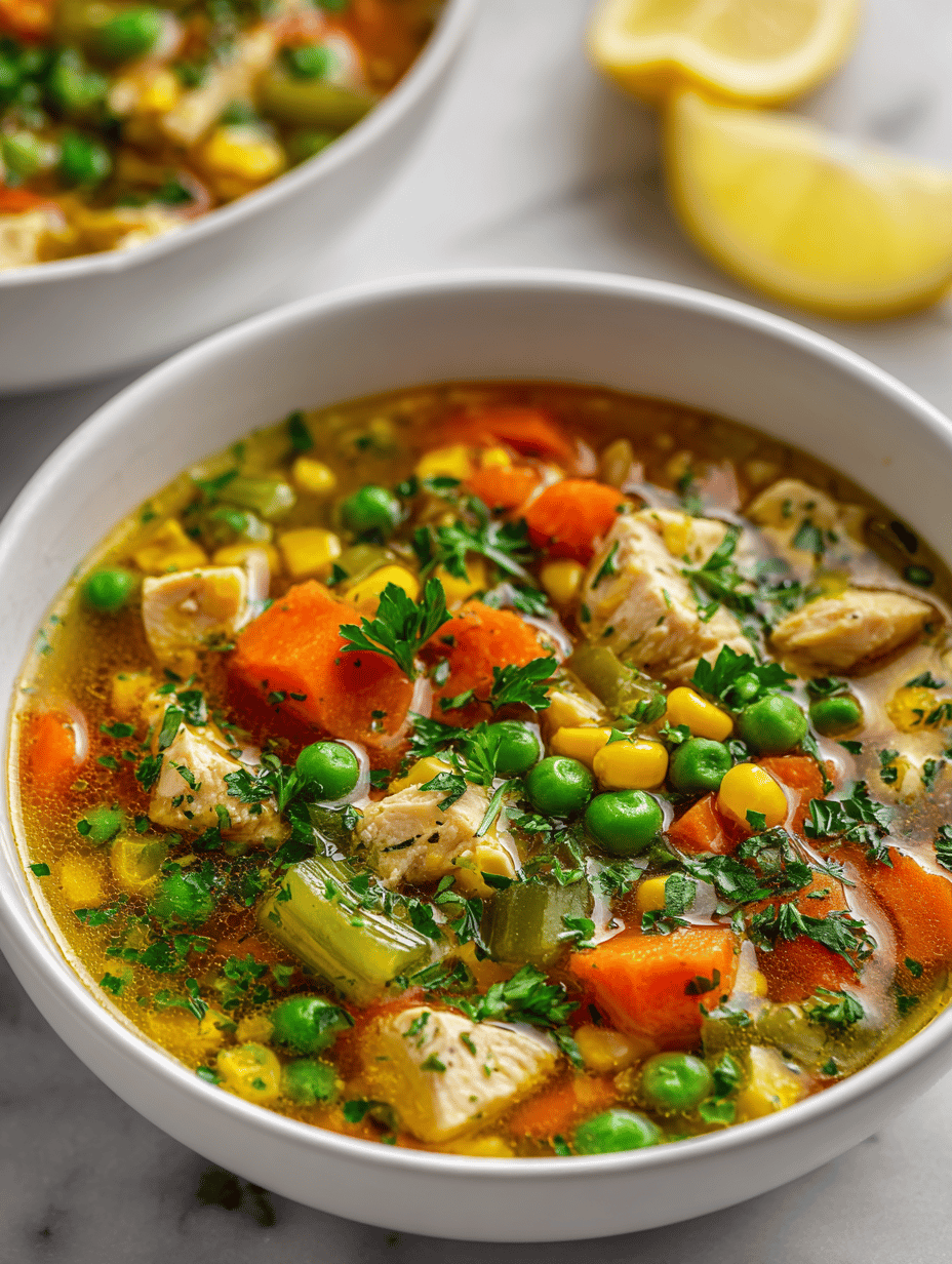 healthy chicken soup recipe